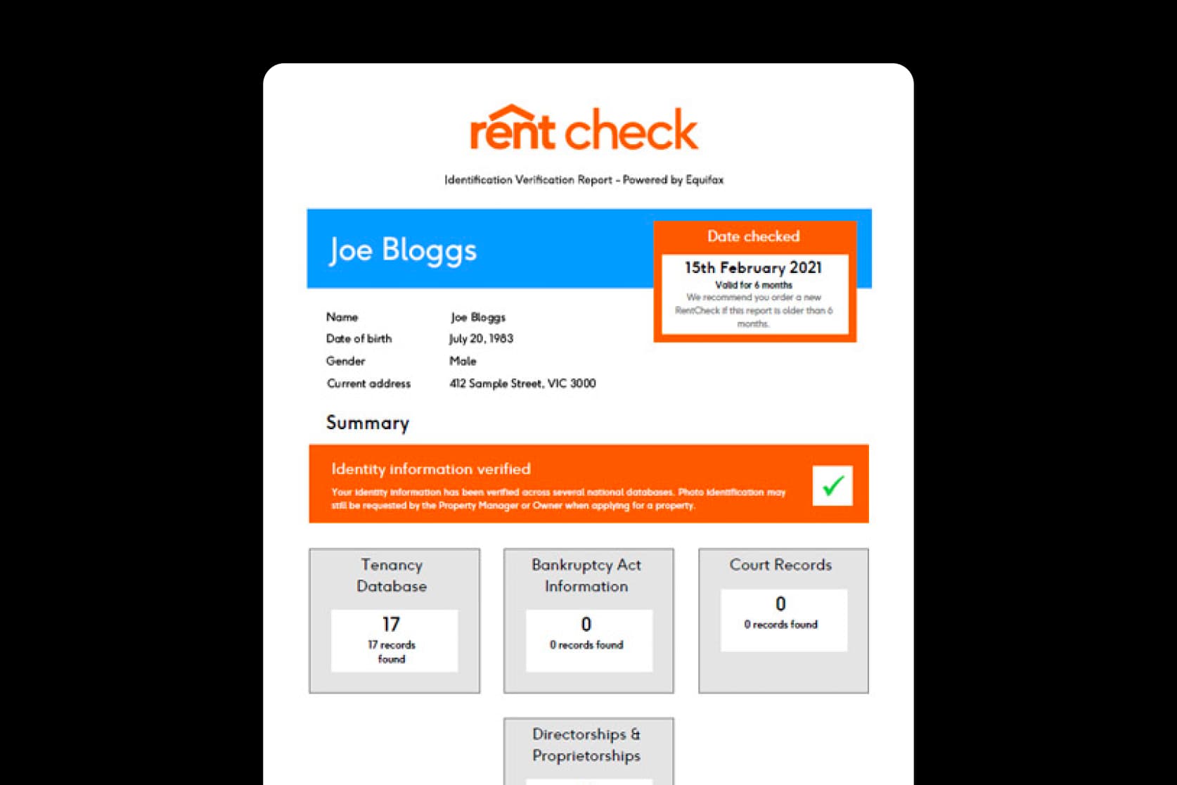Affordable tenant screening service